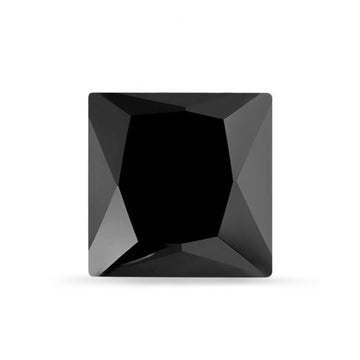 Princess Cut Black CZ Loose Gemstones